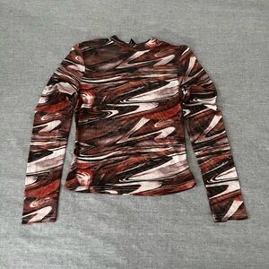 SHEIN Mesh Long Sleeve